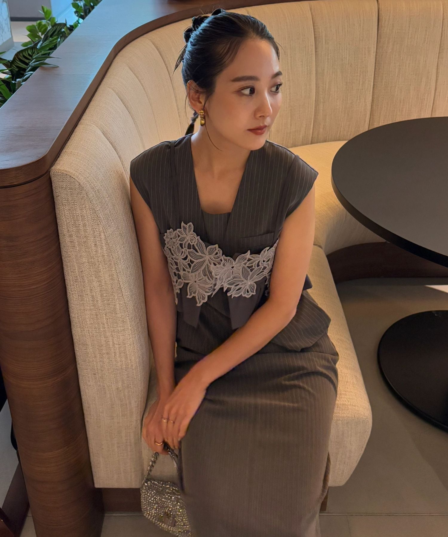 [2 件套] 适合婚礼和余兴派对的抹胸连衣裙