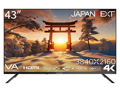 【输入|即可赢取高达20,000积分|截止至 6/25] JAPANNEXT |日本 Next PC 显示器 VA/2 年保修 JN-V43UHDR-U [43 英寸 / 4K (3840 x 2160) / 宽屏 / 60Hz]