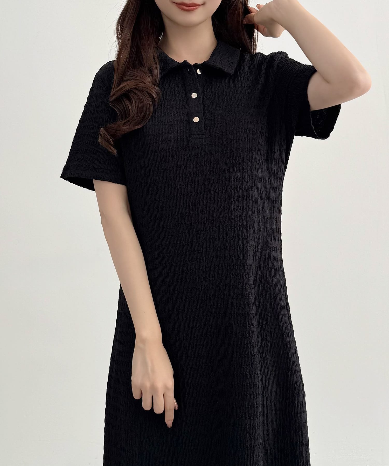 CENEA 弹力提花 Polo 连衣裙（小礼服套装）