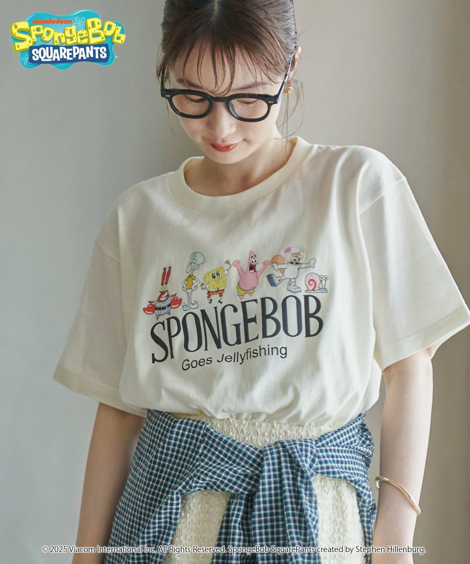 [SpongeBob/海绵宝宝特别订购] 图案印花UNI-T恤