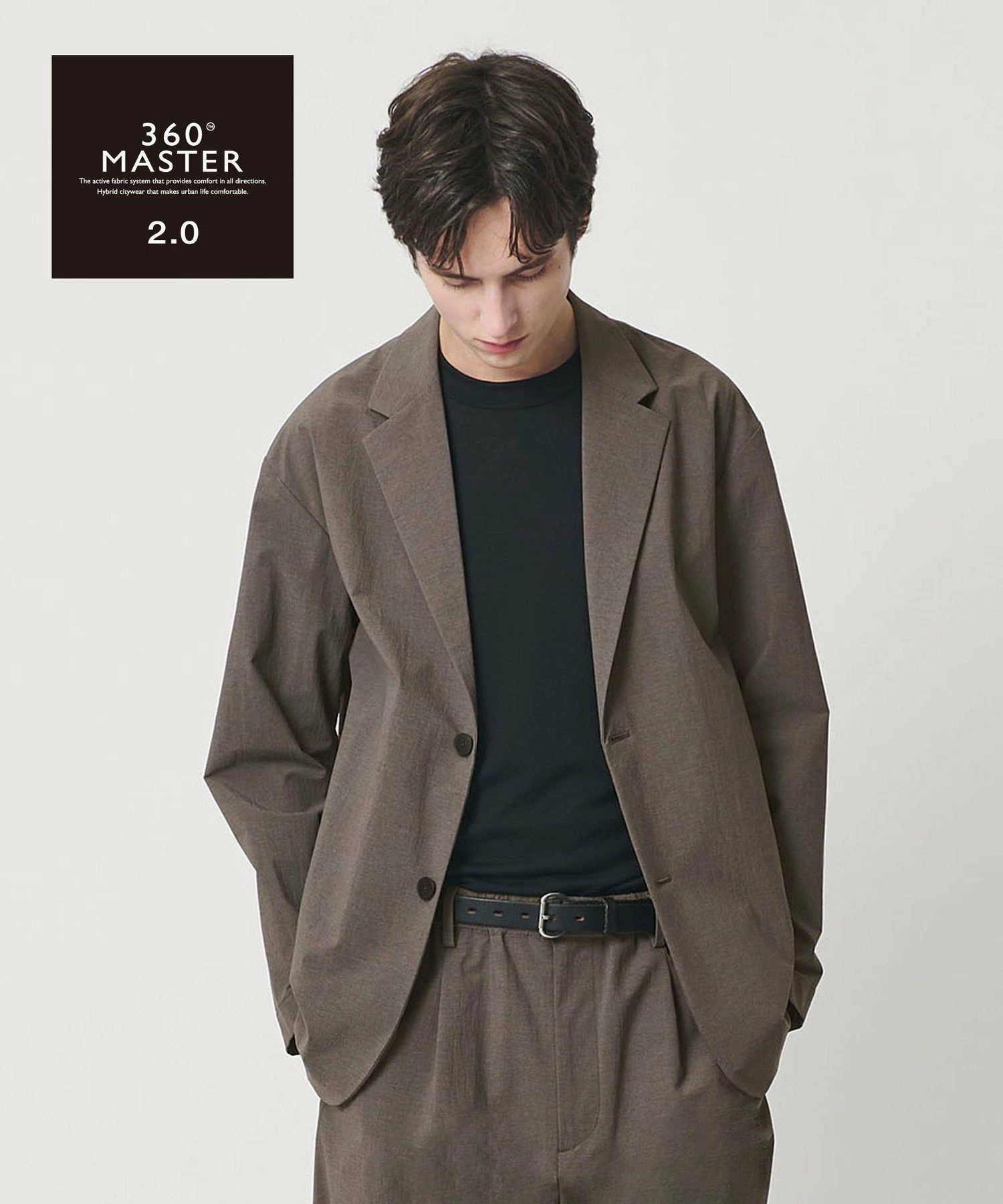 360°MASTER 2.0 宽松 2 纽扣夹克设置 兼容弹力防水