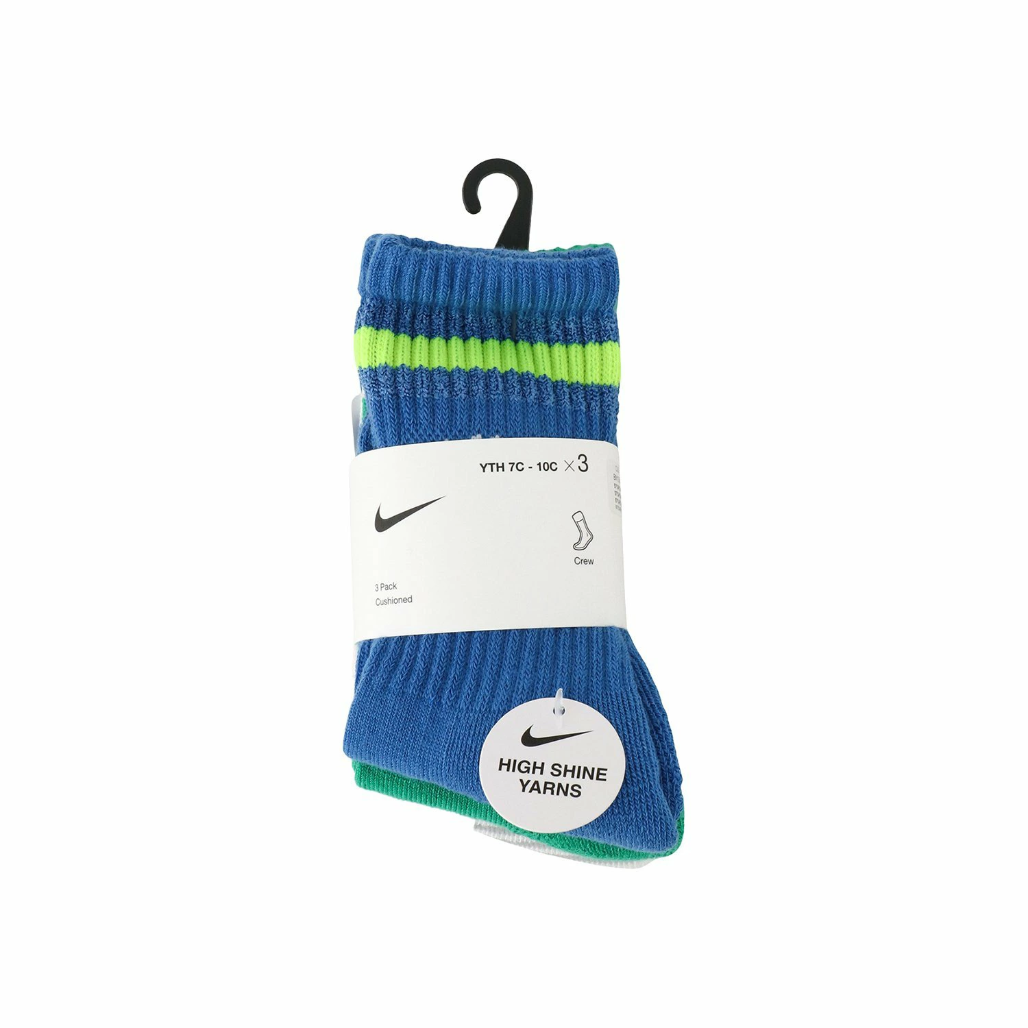 袜子 (14-17 厘米) NIKE 袜子 NHB 3PK GOAL MODE CREW SOCK