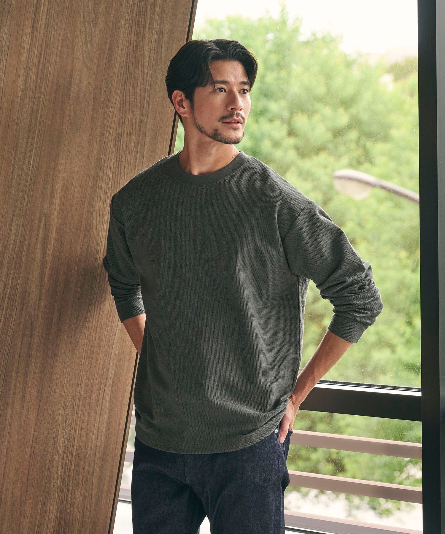 [网页限定 WARDROBE SMART] Airy Kanoko 剪裁和缝制 [抗菌/防臭]