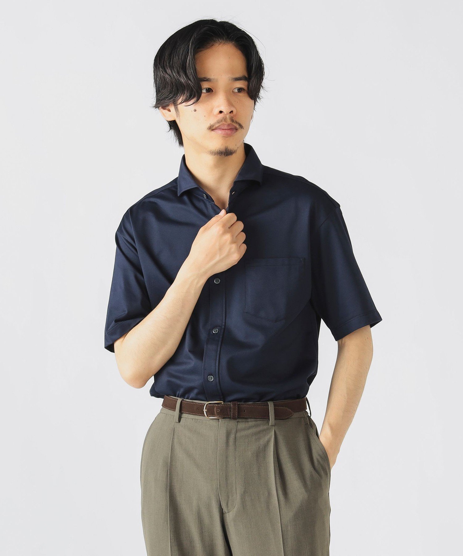 【抗菌防臭处理、吸水快干】蜂巢圆领全开领polo衫25SS(S~XL)