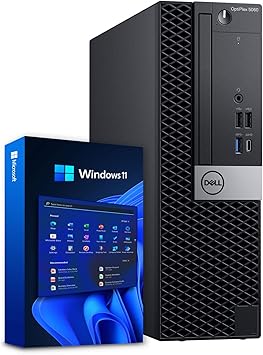 戴尔 Windows 11 台式电脑 OptiPlex 5060 |英特尔酷睿 i5-8500 六核（4.3GHz 睿频）| 16GB DDR4 内存 | 500GB SSD 固态 + 1TB HDD |无线网络+蓝牙|家用或办公室电脑（更新）