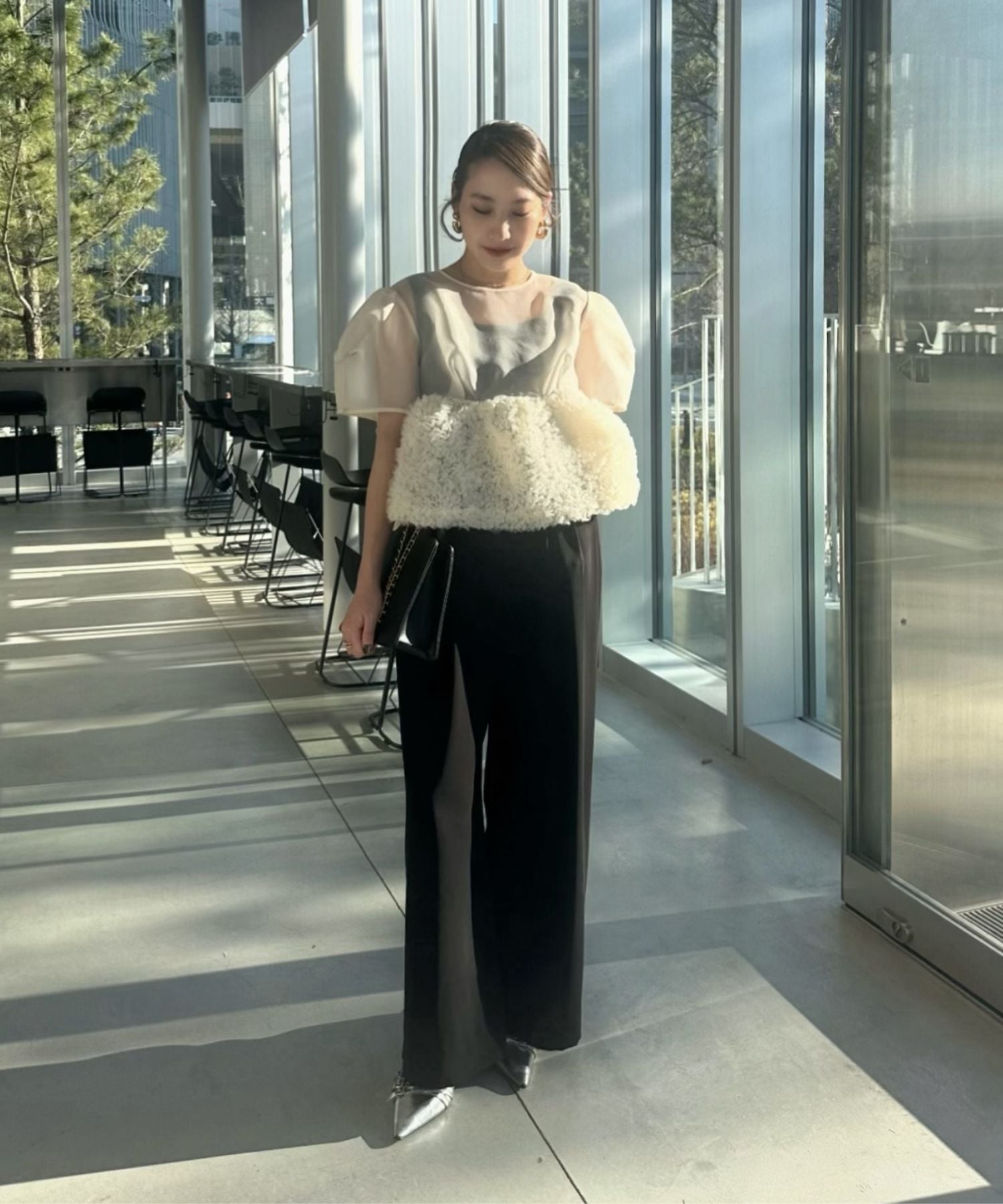 [2 件套] 荷叶边裤裙适合婚礼和余兴派对