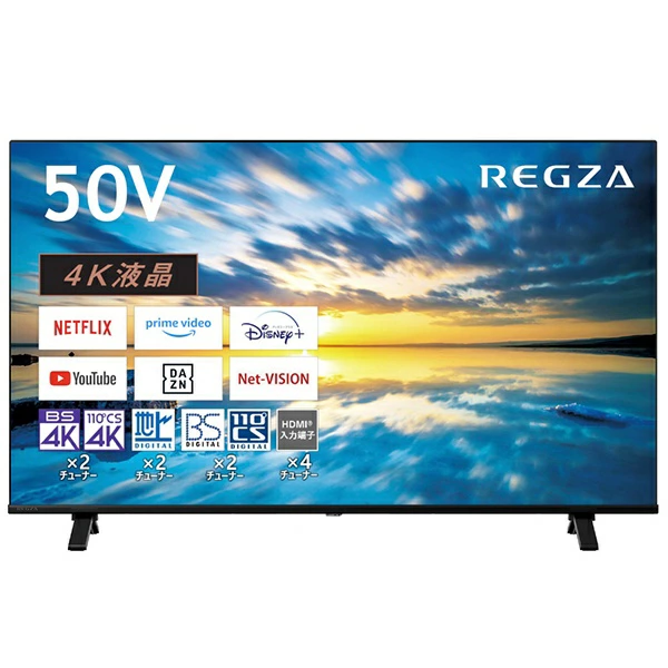 REGZA｜REGZA液晶电视 REGZA 50E350M [50V型/兼容蓝牙/兼容4K/内置BS/CS 4K调谐器/兼容YouTube]