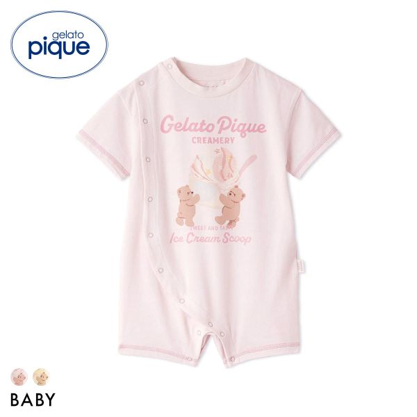 Gelato Pique 儿童和婴儿 婴儿冰淇淋小熊一点连体衣 Gelato Pique 儿童和婴儿 BABY