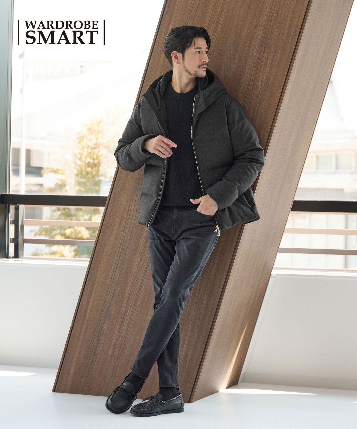 [WEB限定 WARDROBE SMART] LANATEC 连帽羽绒服