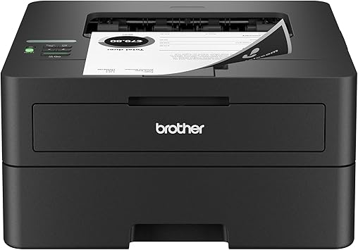 Brother HL-L2460DW 无线紧凑型黑白激光打印机，具有双面、移动打印、黑白输出功能| Brother包括刷新订阅试用版(1)，可与 Alexa 配合使用