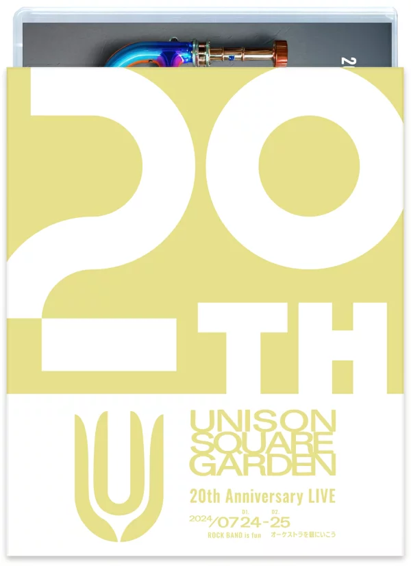 UNISON SQUARE GARDEN 20周年纪念LIVE“摇滚乐队很有趣”2024年7月24日/“我们去看管弦乐队吧”2024年7月25日日本武道馆[蓝光]UNISON SQUARE GARDEN