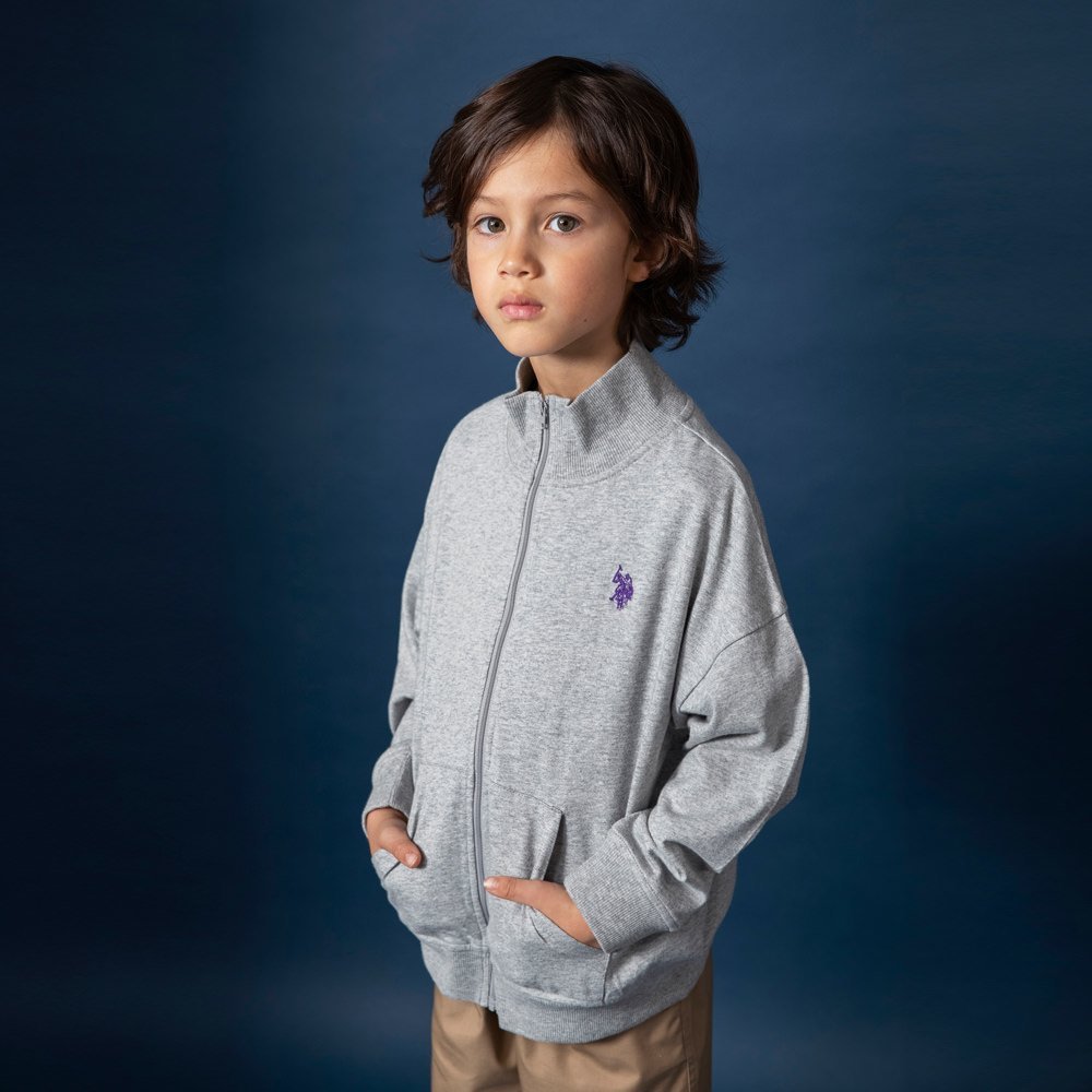 [我们。 POLO ASSN.]一点刺绣长袖外套