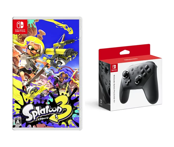 [套装产品] Splatoon 3 + Nintendo Switch Pro 控制器 Nintendo Switch