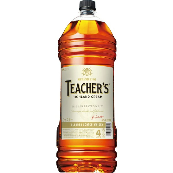 TEACHERS 高地奶油 PET 瓶 4000ml [威士忌] [不可货到付款]