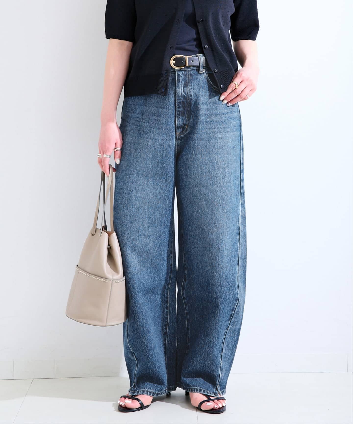 《追加9》可水洗 / DU JOUR / DU JOUR BARREL BAGGY JEAN