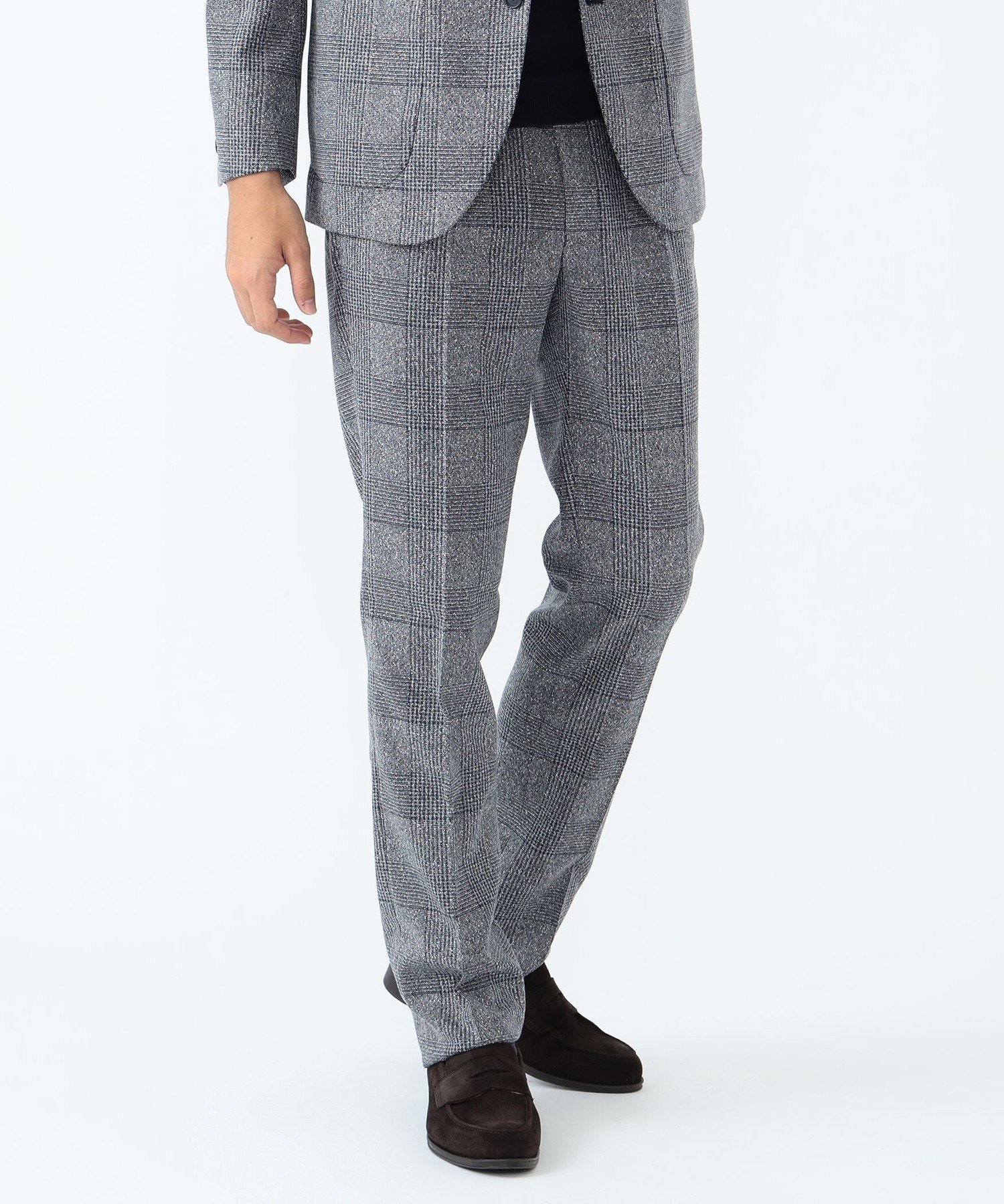 Tweed Like Glenplaid 休闲裤（兼容设置）