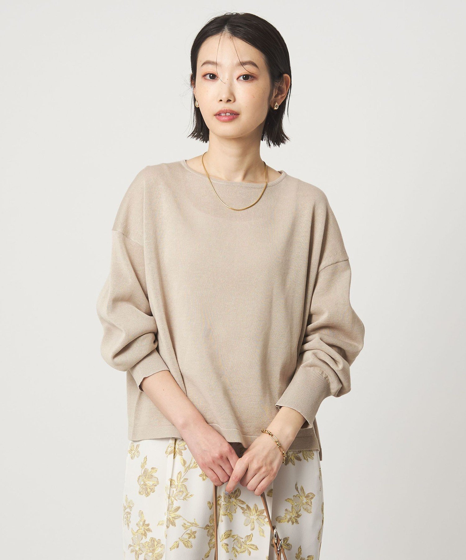 Shirley 宽套头针织衫 可水洗