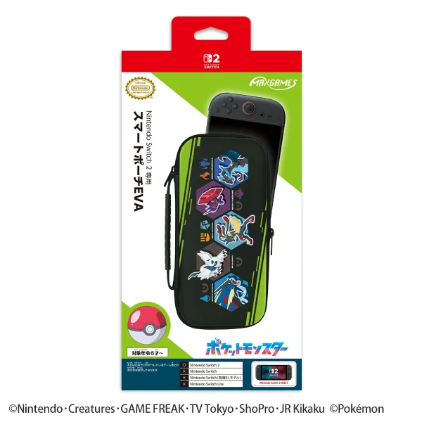 智能袋 EVA 适用于 Nintendo Switch 2 Mega Evolution Pokemon Nintendo Switch 2