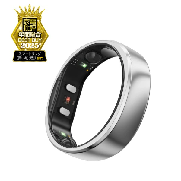[入场最高满积分兑换 |截至 6/11] RingConn | Rincon 智能戒指 RingConn 第二代 US8 未来银 RCA-01 智能戒指 Gen 2