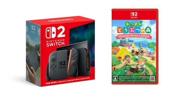 [套装产品] Nintendo Switch 2（仅限日本/国内）+ 动物森友会：新地平线 Nintendo Switch 2 版 Nintendo Switch 2