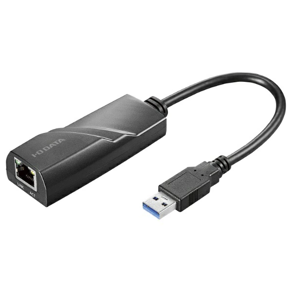 输入输出数据| I-O 数据 LAN 转换适配器 [USB-A 公头到母头 LAN] 1Gbps 兼容（兼容 Windows 11） ETG6-US3