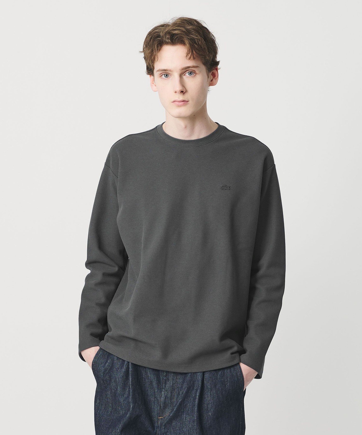 <LACOSTE for BEAUTY&YOUTH>同色长袖剪裁和缝制