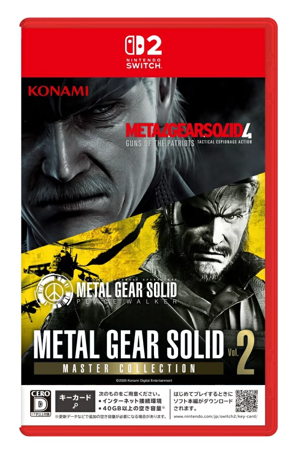[特典] METAL GEAR SOLID: MASTER COLLECTION Vol.2 Switch 2 版 ([早期购买特典] DLC 传单) 特典 Nintendo Switch 2