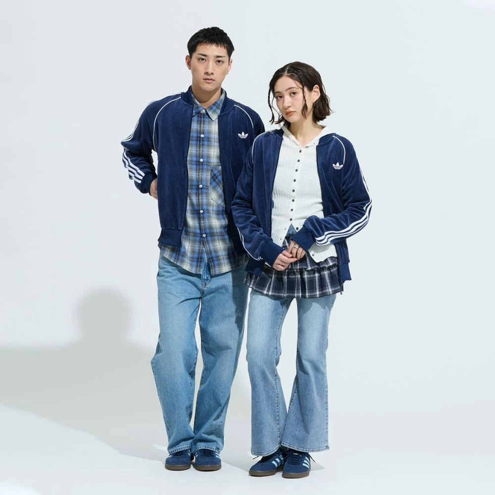 [官方] adidas Returnable SST Adicolor 丝绒运动上衣