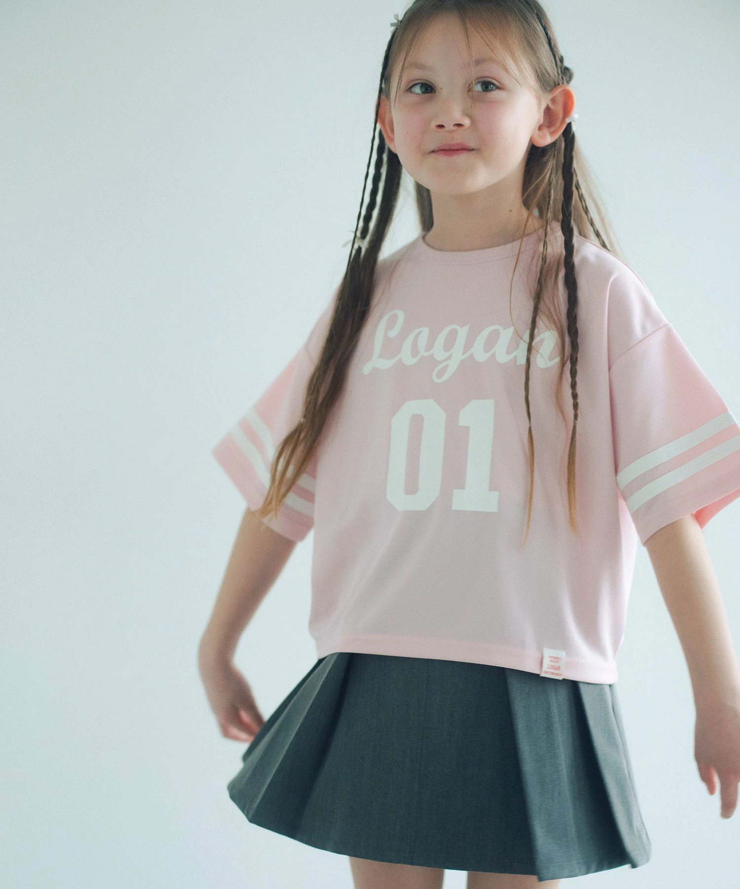 [特别订购] <LOGAN 针织厂> 编号T恤 / 儿童 120cm-160cm