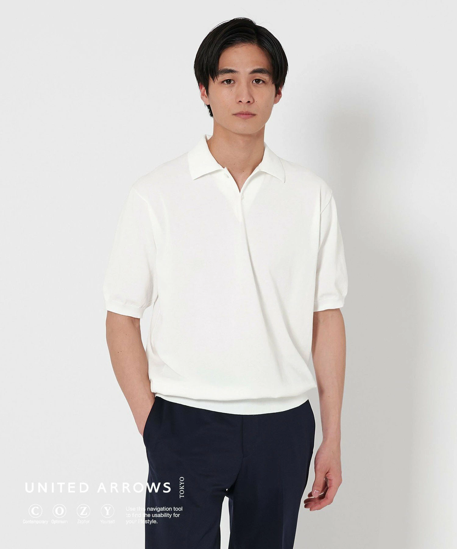 短袖针织 Polo 衫 UA COZY -可水洗、抗菌防臭-