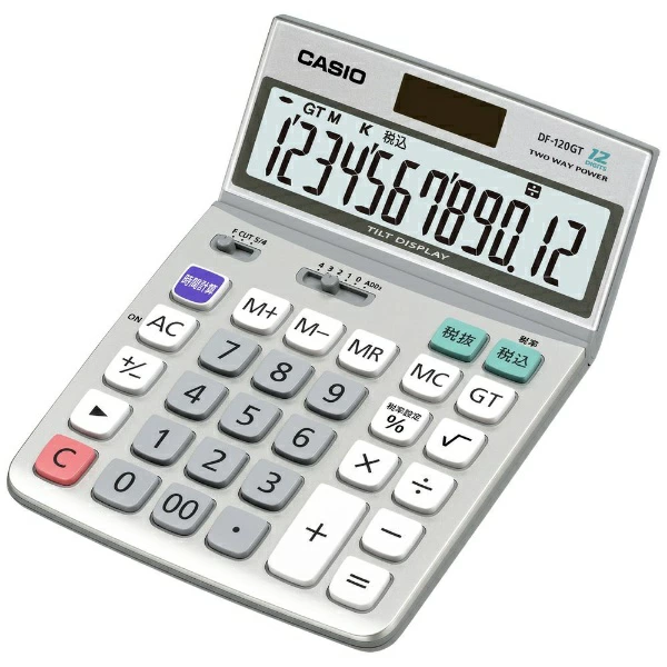 卡西欧|卡西欧台式计算器 DF-120GT-N [12 位] [DF120GTN]