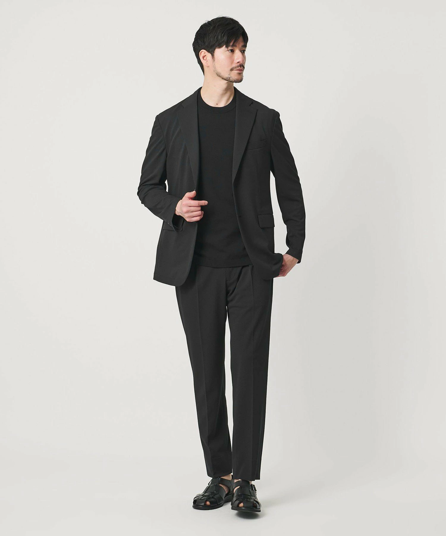 [WEB 限定 WARDROBE SMART] Airy Pique 舒适套装/夹克 & Easy