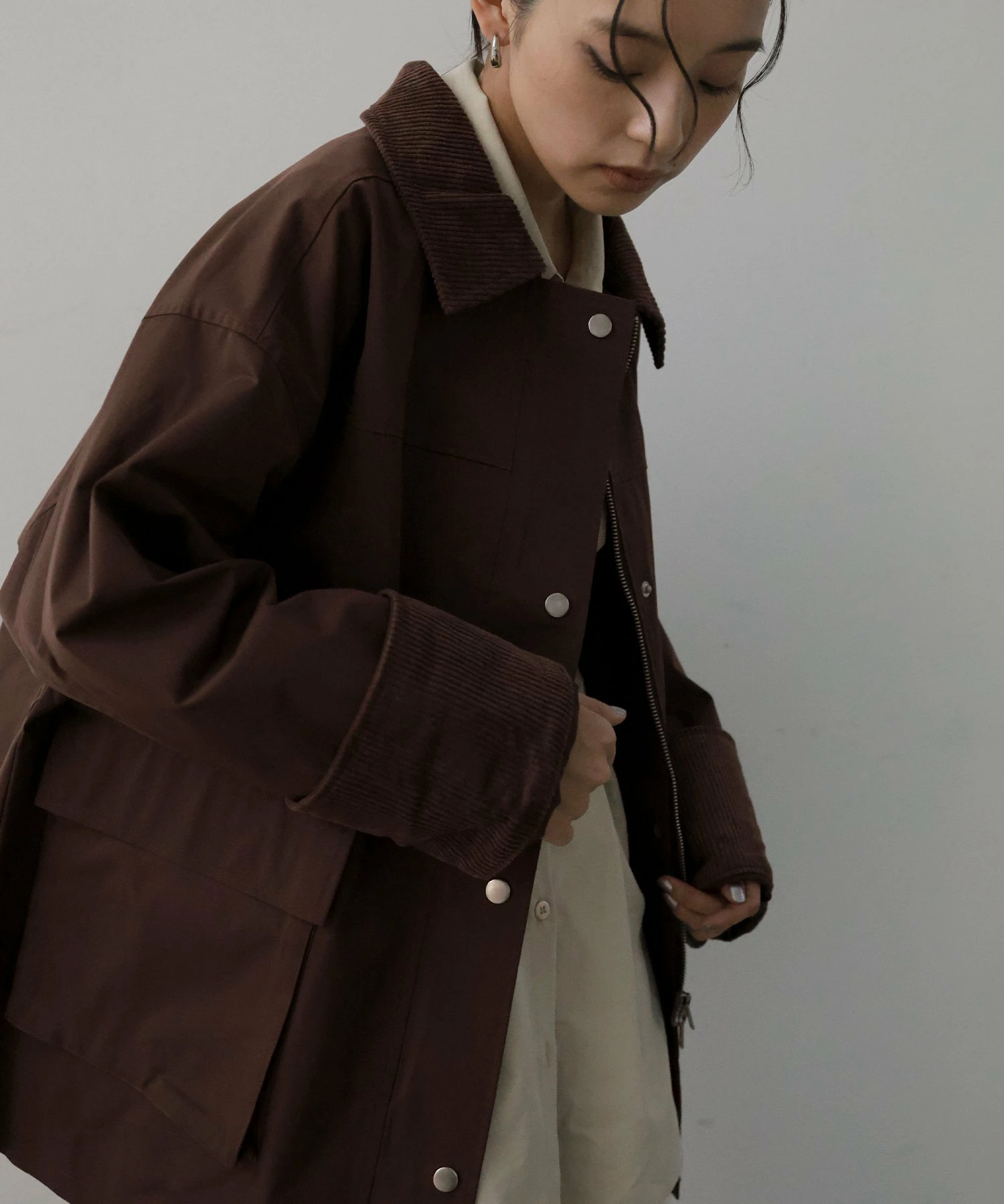 灯芯绒彩色斜纹工作服