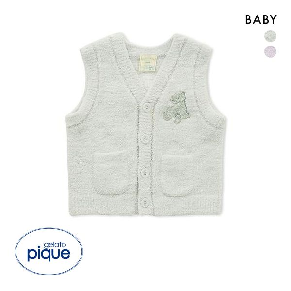 Gelato Pique 儿童和婴儿 婴儿爽身粉 动物背心 Gelato Pique 室内服 gelato pique 儿童和婴儿 BABY