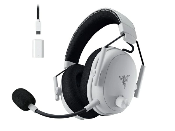 【参与赢取高达20000积分|截至 6/25] RAZER 游戏耳机“BlackShark V3 Pro”白色 RZ04-05400200-R3M1 [无线（蓝牙 + USB）+ 有线/双耳/头带式]