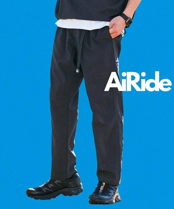 <防紫外线、凉爽触感、吸湿快干> AiRide/Air Ride Basic Silhouette Climbing Pants/Pocketable [限量版]
