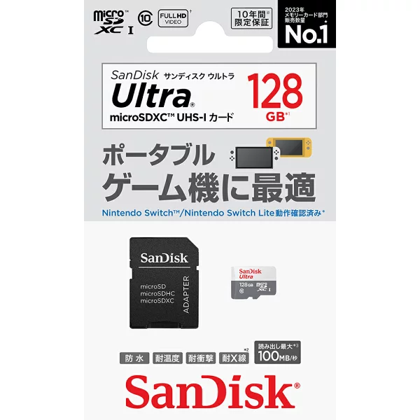 闪迪 Ultra microSDXCTM UHS-I 卡 128GB 任天堂 Switch