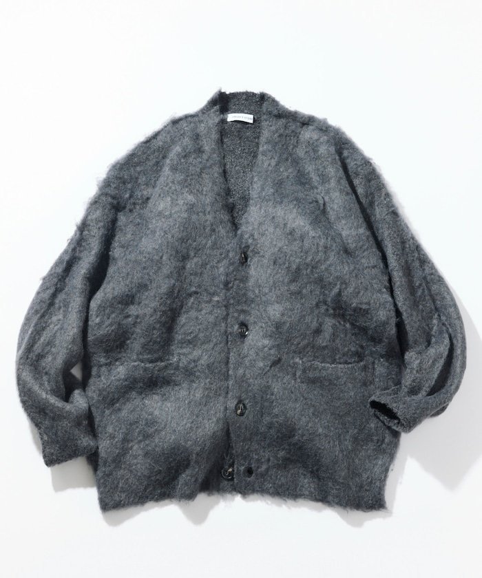 毛茸茸针织休闲开衫 25AW