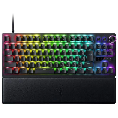 【参与赢取高达20000积分|截至 6/25] RAZER | Razer 游戏键盘（兼容快速触发）+ 腕托 Huntsman V3 Pro Tenkeyless 黑色 RZ03-04981300-R3J1 [有线/日文布局]