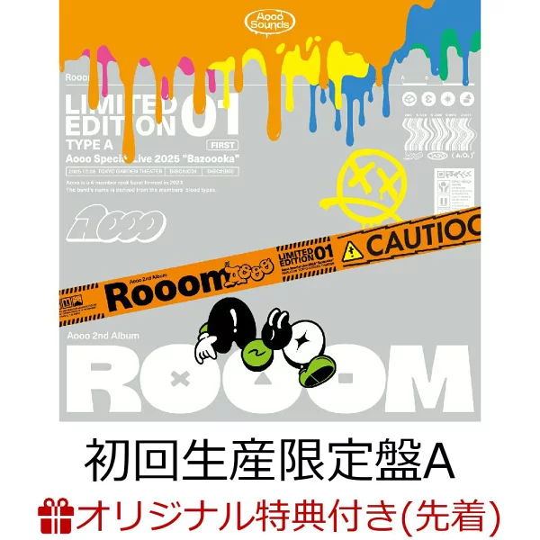 初次限定【乐天图书限定先到先得优惠】Rooom（初回限定版A CD + Blu-ray）（原创透明袋）原创优惠Aooo
