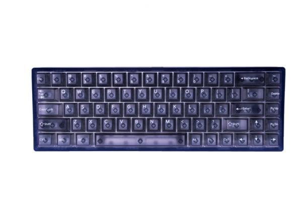 Everglide｜Everglide 游戏键盘（兼容快速触发）AE68 Pro 透明（英文布局）黑色 EV-AE68P-BK-TL 【有线/英文布局/磁力开关】