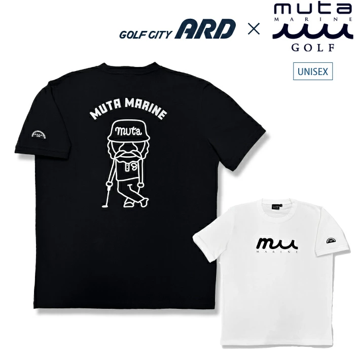 muta MARINE GOLF Muta Marine Golf x Golf City Aldo 定制男女高尔夫服限量弹力T恤棉混纺修身休闲舒适