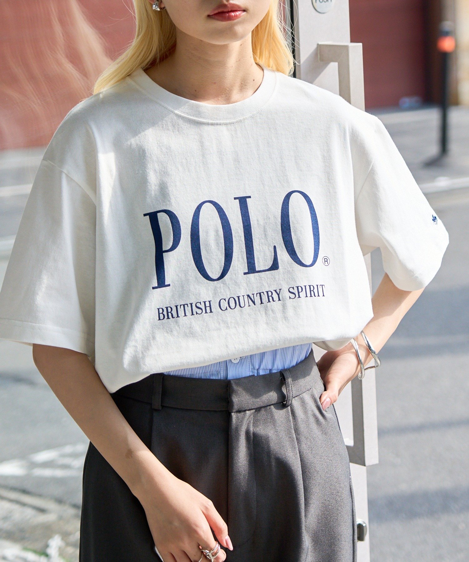 POLO BCS/超大印花 T 恤 礼品男女皆宜标志