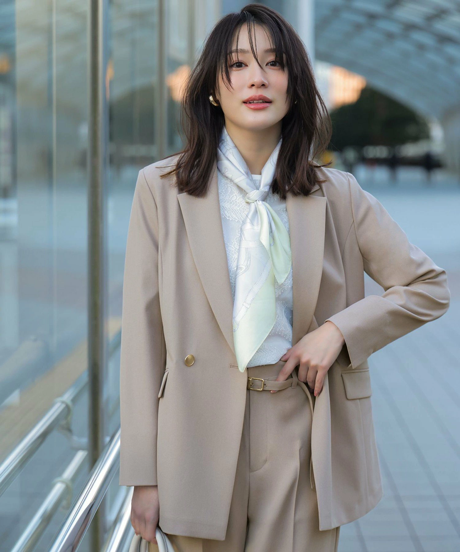 [发布者：BAILA/CanCam] Smart Beauty 弹力定制夹克