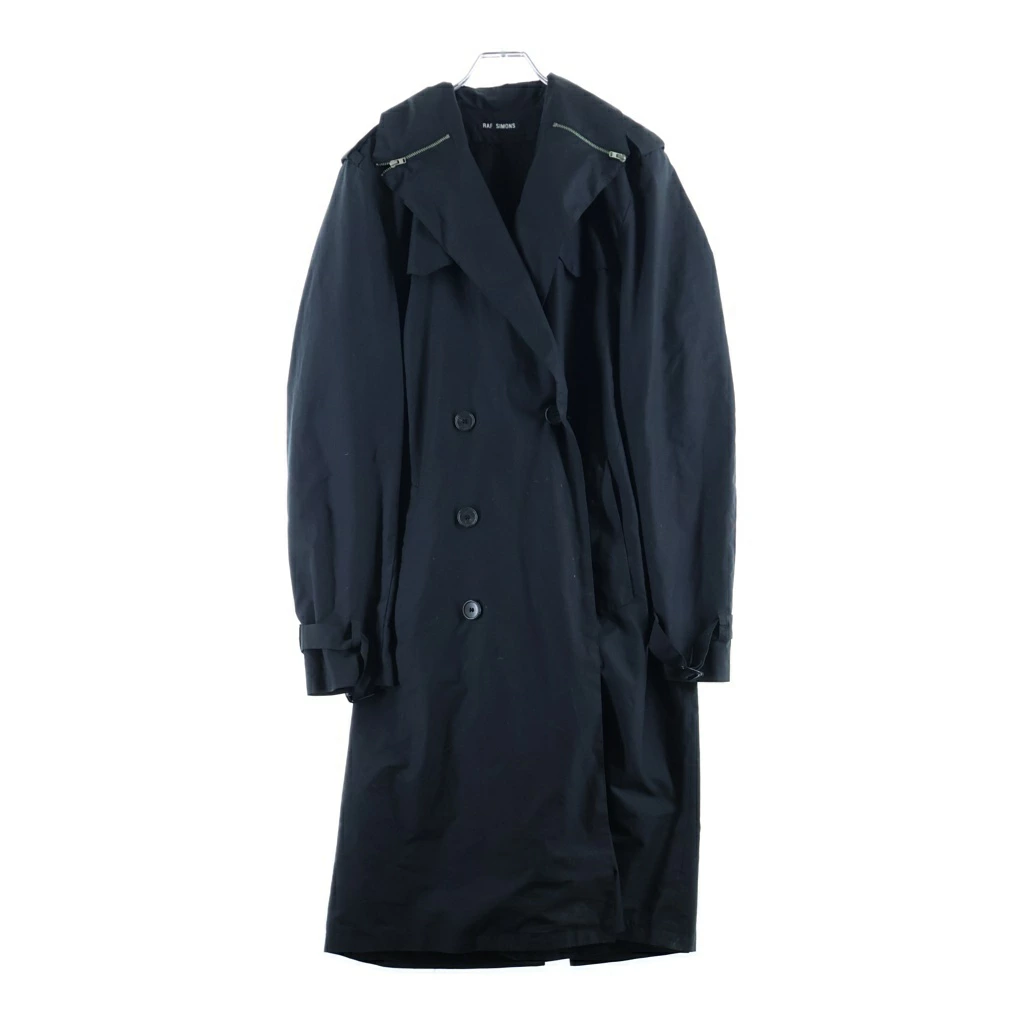 RAF SIMONS 长款风衣 黑色