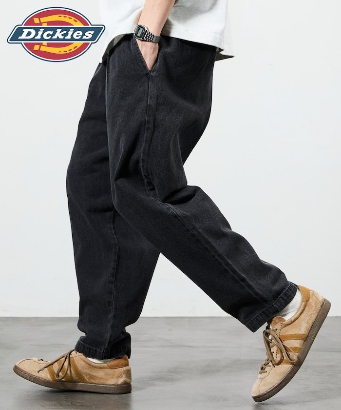 Dickies×FREAK'S STORE Dickies 定制宽锥形轮廓两褶工作裤 [限量版]