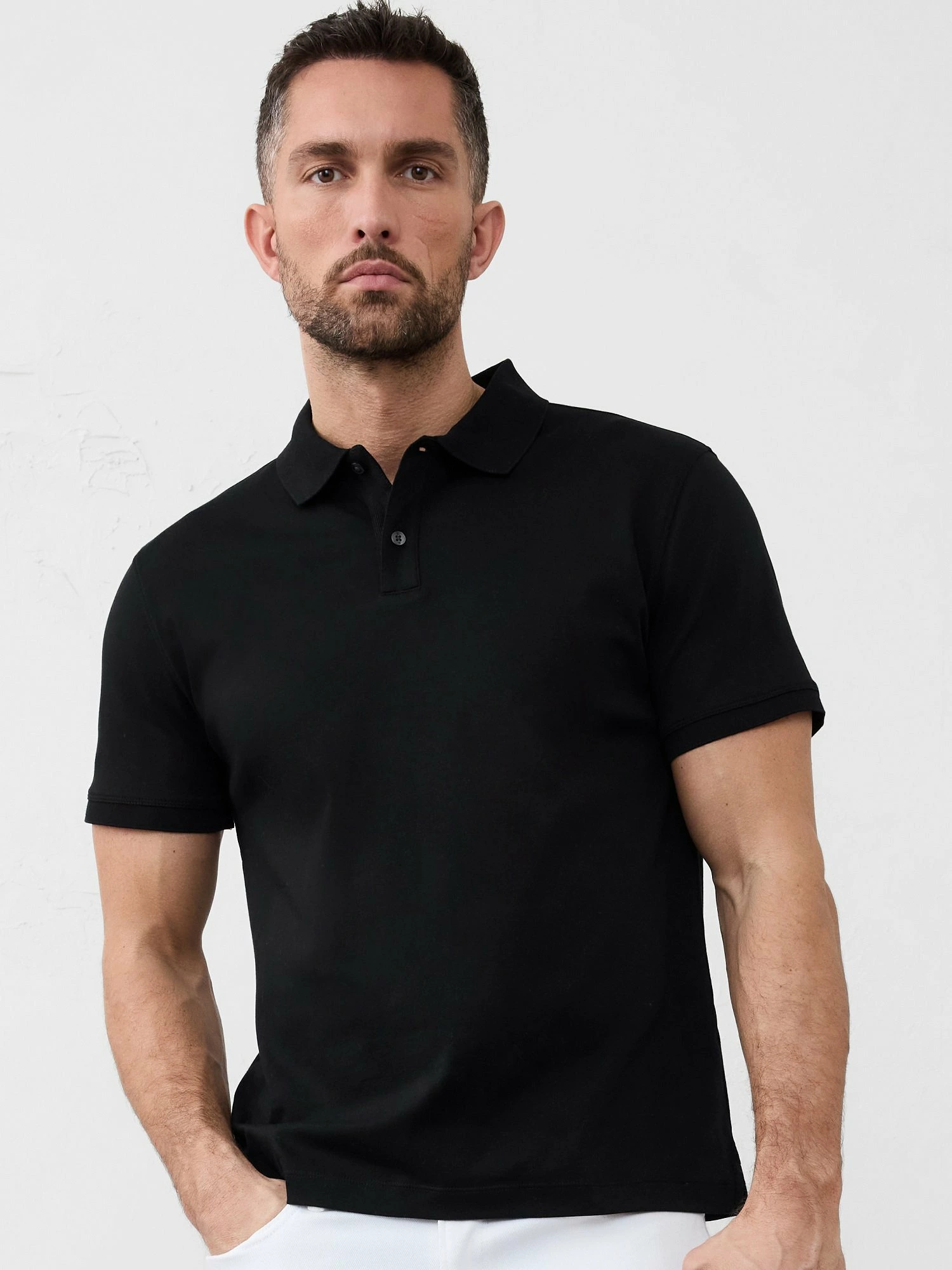 (M)BANANA REPUBLIC FACTORY STORE LUXE TOUCH Polo 衫