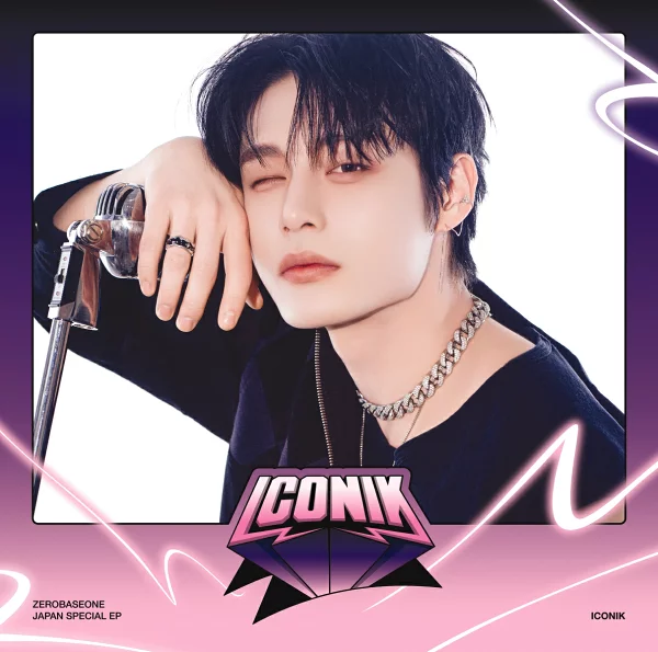 初回限定版ICONIK (KIM JI WOONG ver.) [限量生产版] ZEROBASEONE