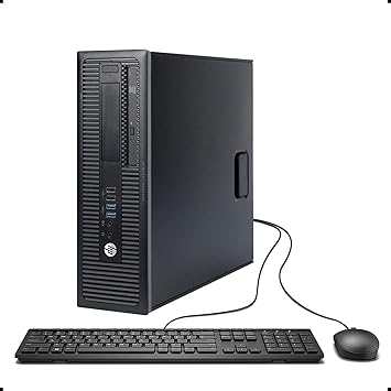 HP ProDesk 600 G1 SFF 超薄商务台式电脑，英特尔 i5-4570（最高 3.60 GHz），DVD，USB 3.0，Windows 11 Pro 64 位（续订）（8 GB RAM | 500 GB 硬盘）（续订）