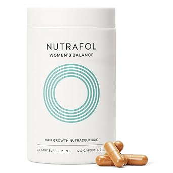 Nutrafol 女士平衡头发生长补充剂，适合 45 岁及以上人群，经过临床测试，可明显增厚头发和头皮覆盖范围，皮肤科医生推荐 - 1 个月用量